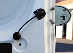 El desbloqueo interno de seguridad de "Viro Van Lock" no puede aferrarse desde el exterior.