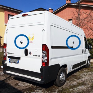 "Viro Van Lock" puede utilizarse tanto en el portón trasero como en el lateral.