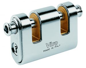 Candado acorazado Panzer con dos v&aacute;stagos de cierre